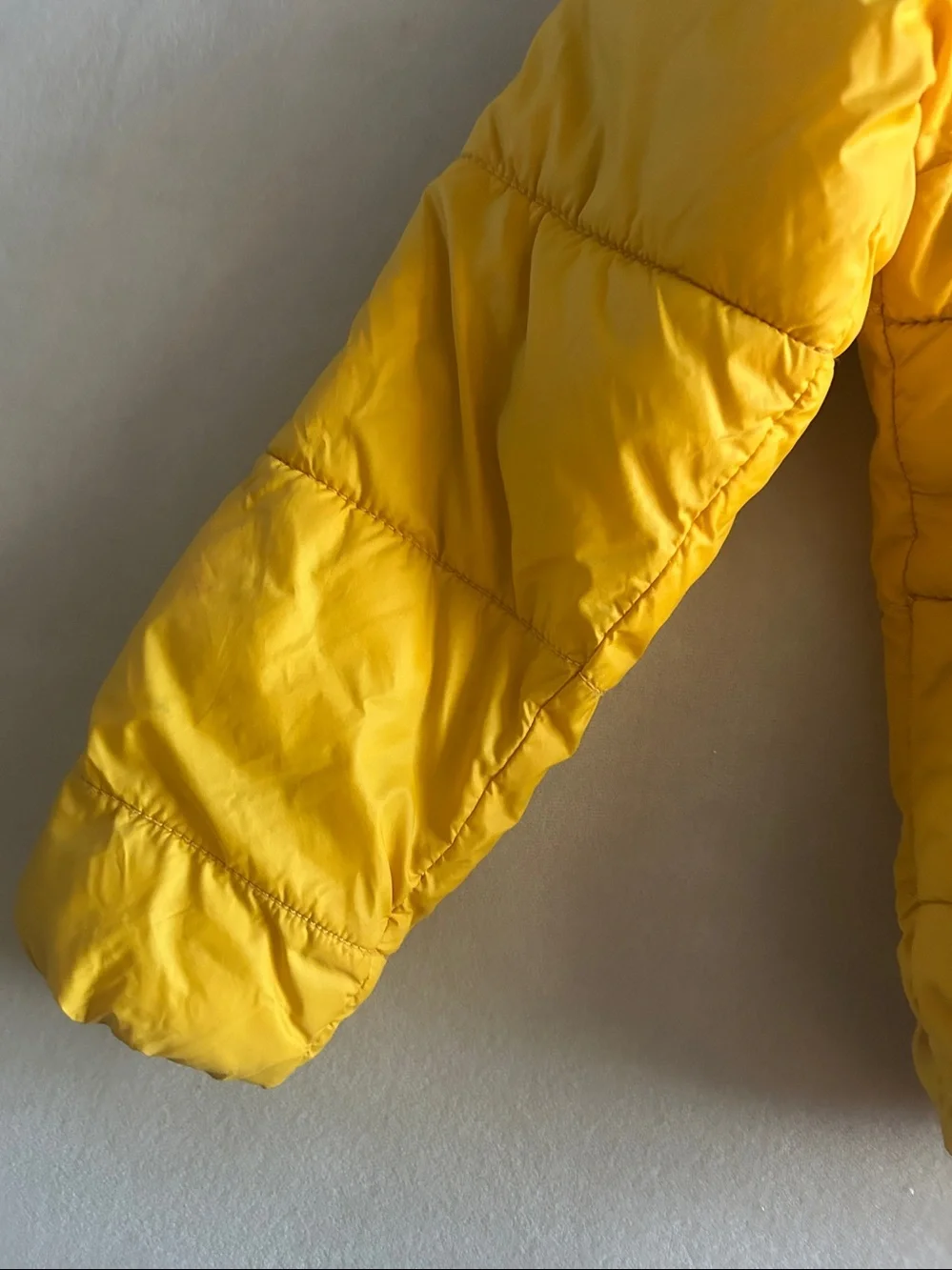 Old Navy Yellow Hooded Puffer Jacket for Kids